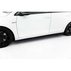 Maxton Design "Racing durability" difuzory pod boční prahy pro Volkswagen Golf GTI Mk7, plast ABS bez povrchové úpravy