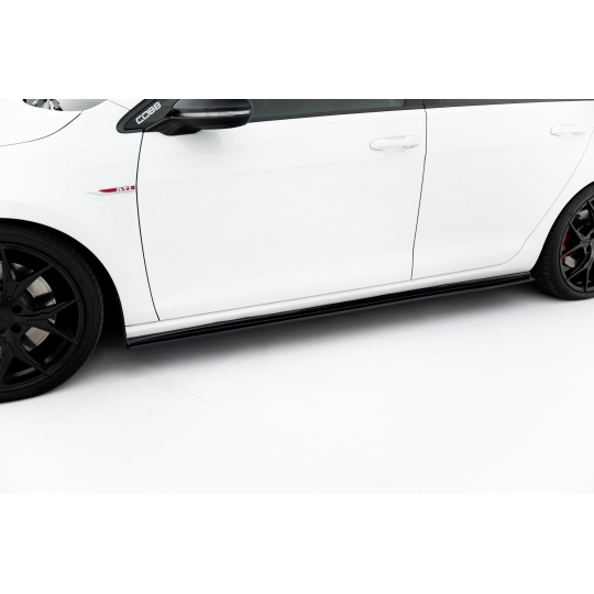 Maxton Design "Racing durability" difuzory pod boční prahy pro Volkswagen Golf GTI Mk7, plast ABS bez povrchové úpravy Maxton Design "Racing durability" difuzory pod boční prahy pro Volkswagen Golf GTI Mk7, plast ABS bez povrchové úpravy