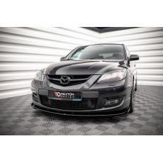 Maxton Design "Street Pro" spoiler pod přední nárazník s křidélky ver.1 pro Mazda 3 Mk1 MPS, plast ABS bez povrchové úpravy Maxton Design "Street Pro" spoiler pod přední nárazník s křidélky ver.1 pro Mazda 3 Mk1 MPS, plast ABS bez povrchové úpravy