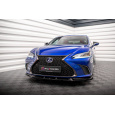 Maxton Design spoiler pod přední nárazník ver.2 pro Lexus ES F Sport Mk7, černý lesklý plast ABS