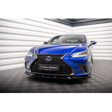 Maxton Design spoiler pod přední nárazník ver.2 pro Lexus ES F Sport Mk7, černý lesklý plast ABS