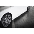 Maxton Design difuzory pod boční prahy ver.2 pro Audi RS7 C7 FL, černý lesklý plast ABS