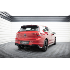 Maxton Design vložka zadního nárazníku pro Volkswagen Golf GTE Mk8, Mk8 Facelift, černý lesklý plast ABS Maxton Design vložka zadního nárazníku pro Volkswagen Golf GTE Mk8, Mk8 Facelift, černý lesklý plast ABS