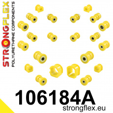 106184A: Strongflex Kompletní sada silentbloků pro zavěšení varianta SPORT 106184A: Strongflex Kompletní sada silentbloků pro zavěšení varianta SPORT