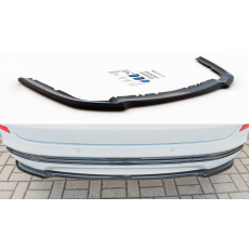 Maxton Design středový spoiler zadního nárazníku pro Ford Mondeo Mk5 Facelift, černý lesklý plast ABS Maxton Design středový spoiler zadního nárazníku pro Ford Mondeo Mk5 Facelift, černý lesklý plast ABS