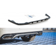 Maxton Design středový spoiler pod zadní nárazník s žebrováním pro Volvo XC60 Mk 2, plast ABS bez povrchové úpravy