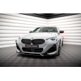 Maxton Design spoiler pod přední nárazník ver.2 pro BMW řada 2 G42 M240i, G42 M-Pack, černý lesklý plast ABS
