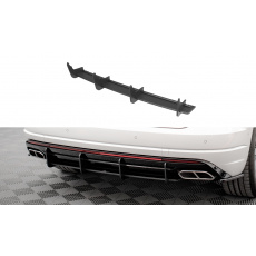Maxton Design "Street Pro" difuzor zadního nárazníku pro Volkswagen Touareg Mk3 /R-Line, plast ABS bez povrchové úpravy, s červenou linkou Maxton Design "Street Pro" difuzor zadního nárazníku pro Volkswagen Touareg Mk3 /R-Line, plast ABS bez povrchové úpravy, s červenou linkou