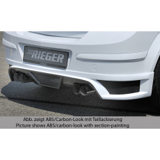 Rieger spoiler pod zadní nárazník pro Opel Astra H 5-dvéř., hatchback, notchback r.v. 03/04-, plast ABS s povrchovou úpravou Carbon-Look, pro dvojité koncovky na obou stranách Rieger spoiler pod zadní nárazník pro Opel Astra H 5-dvéř., hatchback, notchback r.v. 03/04-, plast ABS s povrchovou úpravou Carbon-Look, pro dvojité koncovky na obou stranách