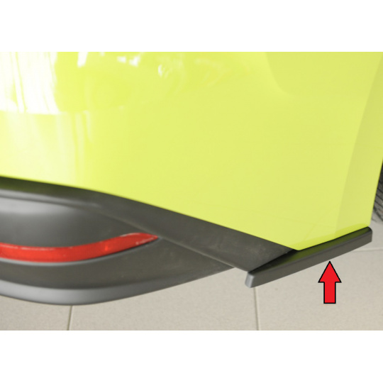 Rieger spoiler pod zadní nárazník na pravé straně pro Škoda Enyaq iV RS SUV (5AZ) r.v. 07/21-, plast ABS bez povrchové úpravy