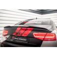 Maxton Design prodloužení spoileru pro Audi S8 D4, černý lesklý plast ABS