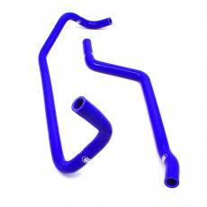 Samco Sport 2-dílná sada silikonových hadic pro topení pro Ford Focus RS Mk1 2002 - 2004 2.0l Turbocharged Duratec, barva: modrá