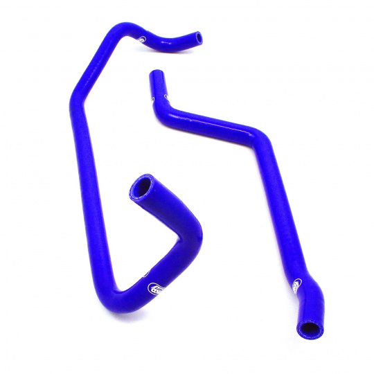 Samco Sport 2-dílná sada silikonových hadic pro topení pro Ford Focus RS Mk1 2002 - 2004 2.0l Turbocharged Duratec, barva: modrá