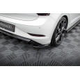 Maxton Design boční difuzory pod zadní nárazník pro Volkswagen Polo GTI Mk6 Facelift, černý lesklý plast ABS
