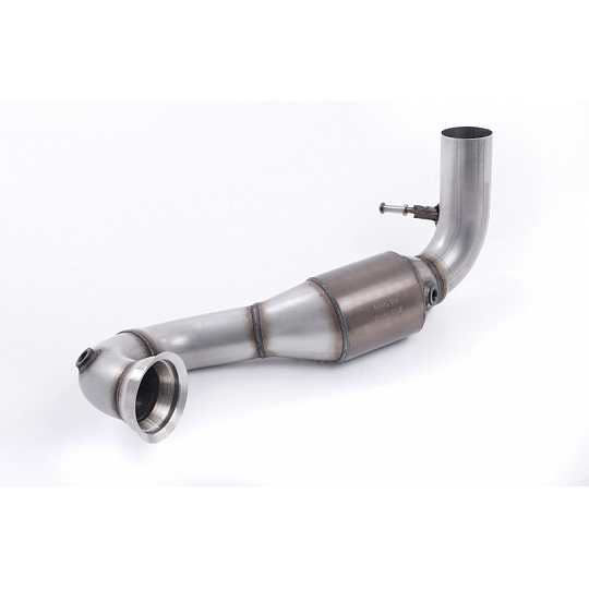 Milltek Sport downpipe a Hi-Flow sportovní katalyzátor pro Mercedes třída A A45 AMG 2.0 Turbo (W176) 2012-2018, kompatibilní pouze s výfukovým systémem Milltek Sport Cat-Back