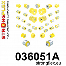 036051A: Strongflex Kompletní sada silentbloků pro zavěšení varianta SPORT