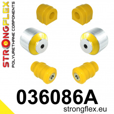 036086A: Strongflex Sada silentbloků předního zavěšení varianta SPORT 036086A: Strongflex Sada silentbloků předního zavěšení varianta SPORT