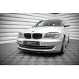 Maxton Design spoiler pod přední nárazník ver.2 pro BMW řada 1 E81 Facelift, černý lesklý plast ABS