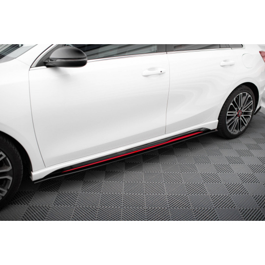 Maxton Design "Street Pro" difuzory pod boční prahy pro Kia Proceed Mk1 GT, plast ABS bez povrchové úpravy