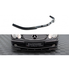 Maxton Design spoiler pod přední nárazník pro Mercedes CLK W209, černý lesklý plast ABS, facelift