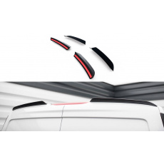 Maxton Design prodloužení spoileru pro Ford Transit Connect Mk2 Facelift, černý lesklý plast ABS