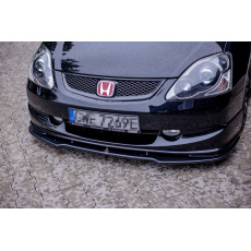 Maxton Design spoiler pod přední nárazník ver.1 pro Honda Civic Mk7 Type-S/R, černý lesklý plast ABS Maxton Design spoiler pod přední nárazník ver.1 pro Honda Civic Mk7 Type-S/R, černý lesklý plast ABS
