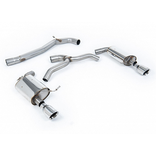 Milltek Sport výfukový systém cat-back bez rezonátoru (hlasitější) pro Volkswagen Golf Mk7 2.0TFSI Alltrack / Estate / Station Wagon / Combi 4-Motion 2016-2021, typ koncovek: GT-100 leštěné Milltek Sport výfukový systém cat-back bez rezonátoru (hlasitější) pro Volkswagen Golf Mk7 2.0TFSI Alltrack / Estate / Station Wagon / Combi 4-Motion 2016-2021, typ koncovek: GT-100 leštěné