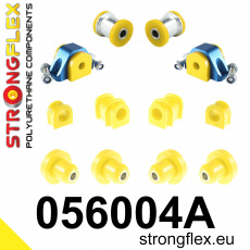 056004A: Strongflex Kompletní sada silentbloků pro zavěšení varianta SPORT 056004A: Strongflex Kompletní sada silentbloků pro zavěšení varianta SPORT