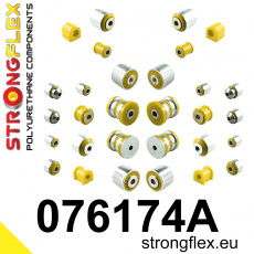 076174A: Strongflex Kompletní sada silentbloků zavěšení varianta SPORT 076174A: Strongflex Kompletní sada silentbloků zavěšení varianta SPORT