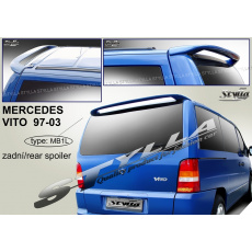 Stylla spoiler zadních dveří Mercedes Benz Vito i (W638, 1996 - 2003)