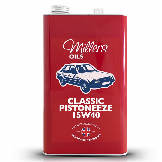 Motorový olej Millers Oils Classic Pistoneeze 15w40, 5L Motorový olej Millers Oils Classic Pistoneeze 15w40, 5L