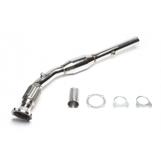 TA Technix downpipe VW Bora / Golf IV vč. Variant (1J2 / 1J6 / 1J1 / 1J5; 97-06) s 200článkovým katalyzátorem - průměr 76mm