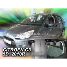 HEKO ofuky oken Citroen C3 II 5dv (2009-2017) přední + zadní