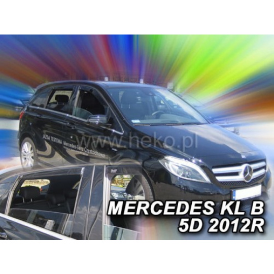 HEKO ofuky oken Mercedes Benz B W246 5dv (2011-2018) přední + zadní