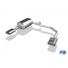 Fox Sportauspuff koncový tlumič výfuku s koncovkou 135x80 Typ 53 na obou stranách pro Škoda Octavia 1U s motorem 1.9 TD, 2.0