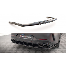 Maxton Design středový spoiler pod zadní nárazník s žebrováním pro Mercedes AMG GT 4 -Door Coupe GT 63S Aero, černý lesklý plast ABS Maxton Design středový spoiler pod zadní nárazník s žebrováním pro Mercedes AMG GT 4 -Door Coupe GT 63S Aero, černý lesklý plast ABS