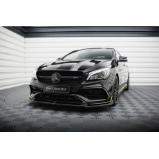 Maxton Design spoiler pod přední nárazník ver.4 pro Mercedes CLA C 117 Facelift 45 Aero, černý lesklý plast ABS Maxton Design spoiler pod přední nárazník ver.4 pro Mercedes CLA C 117 Facelift 45 Aero, černý lesklý plast ABS