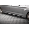 Maxton Design difuzory pod boční prahy pro BMW řada 5 GT F07 M-Pack, černý lesklý plast ABS