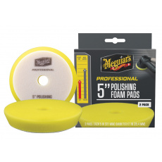 Meguiar's Professional Polishing Foam Pad - pěnové lešticí kotouče, průměr: 5", 2 kusy