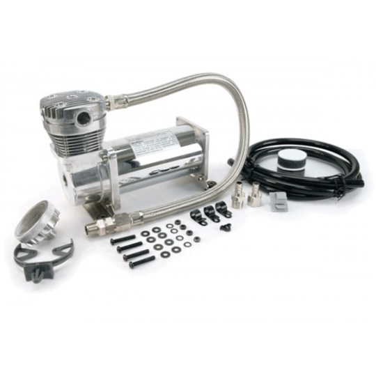 VIAIR vzduchový kompresor 420C Chrom,  max. tlak 10,3 bar (150 PSI) / 85 litrů/min 