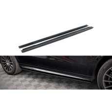 Maxton Design difuzory pod boční prahy pro Mercedes GLE C167, černý lesklý plast ABS, AMG-Line Maxton Design difuzory pod boční prahy pro Mercedes GLE C167, černý lesklý plast ABS, AMG-Line