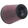 K&N univerzální kónický obrácený filtr se vstupem 152 mm a výškou 203 mm, plastový vrchlík