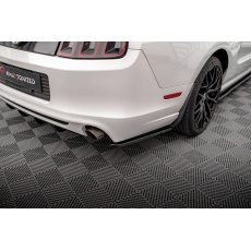 Maxton Design boční difuzory pod zadní nárazník pro Ford Mustang Mk5 Facelift, černý lesklý plast ABS