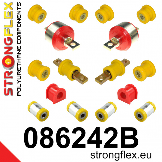 086242B: Strongflex Sada silentbloků zadního zavěšení