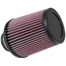 K&N univerzální kulatý zkosený filtr se vstupem 70 mm a výškou 165 mm, gumový vrchlík K&N univerzální kulatý zkosený filtr se vstupem 70 mm a výškou 165 mm, gumový vrchlík
