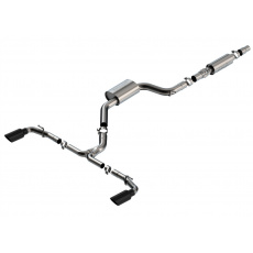 Borla Cat-Back výfukový systém "S-Type" pro Volkwagen GTI MK8, DSG automat/manual, FWD, 4-dveř., hatchback, r.v. 2022-2023 , typ koncovek: černé