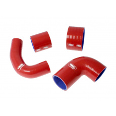 Samco Sport 4-dílná sada silikonových hadic pro vedení tlakového vzduchu pro Subaru Impreza GC8 1997-1999 Turbo verze 3 a 4 (STi), barva: modrá