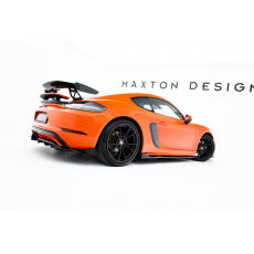 Maxton Design difuzory pod boční prahy ver.2 pro Porsche Cayman GTS 982c, černý lesklý plast ABS