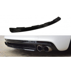 Maxton Design středový spoiler pod zadní nárazník bez žebrování pro Audi TT S Mk2 (8J), černý lesklý plast ABS Maxton Design středový spoiler pod zadní nárazník bez žebrování pro Audi TT S Mk2 (8J), černý lesklý plast ABS
