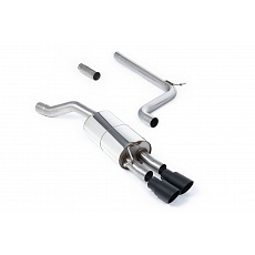 Milltek Sport výfukový systém cat-back GPF/OPF Back systém pro Volkswagen Polo 1.5 TSI (AW 5-dvéř. vč. Facelift) - s GPF/OPF 2019-2024, typ koncovek: GT-90 černé